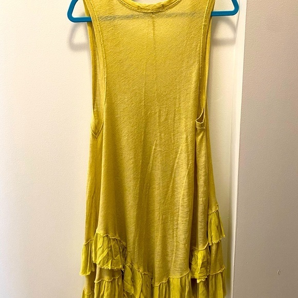 FREE PEOPLE DROP WAIST RUFFLE DRESS - Picture 2 of 5